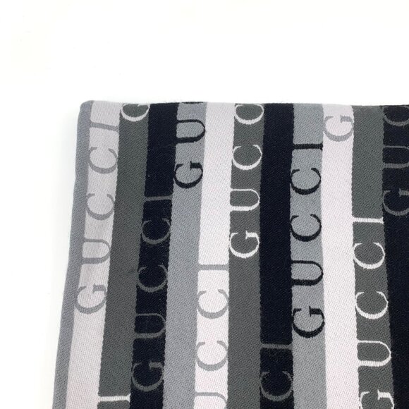 Gucci Color-block wool scarf - Picture 3 of 9